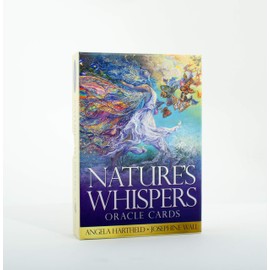 Nature's Whispers Oracle Cards: 50 full colour cards and 72-page guidebook set, packaged in a hard-cover box.