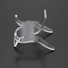 Hipiwe 10 Packs Acrylic Triangle Display Holder - Clear Plastic