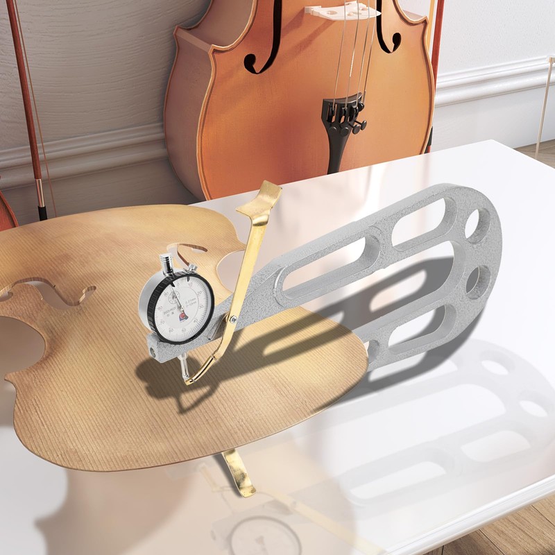 Lfhelper Violin Thickness Gauge Measuring Tool, Grauating Caliper, 0-0.4inch Range,