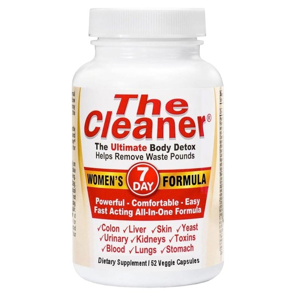CenturySystemsBrand The Cleaner Detox, 52 Capsules, Powerful 7-Day Women Formula,