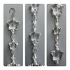 Clear Acrylic Crystal Ornaments Garlands for lampshade，Lamps, Chandeliers, Centerpieces and