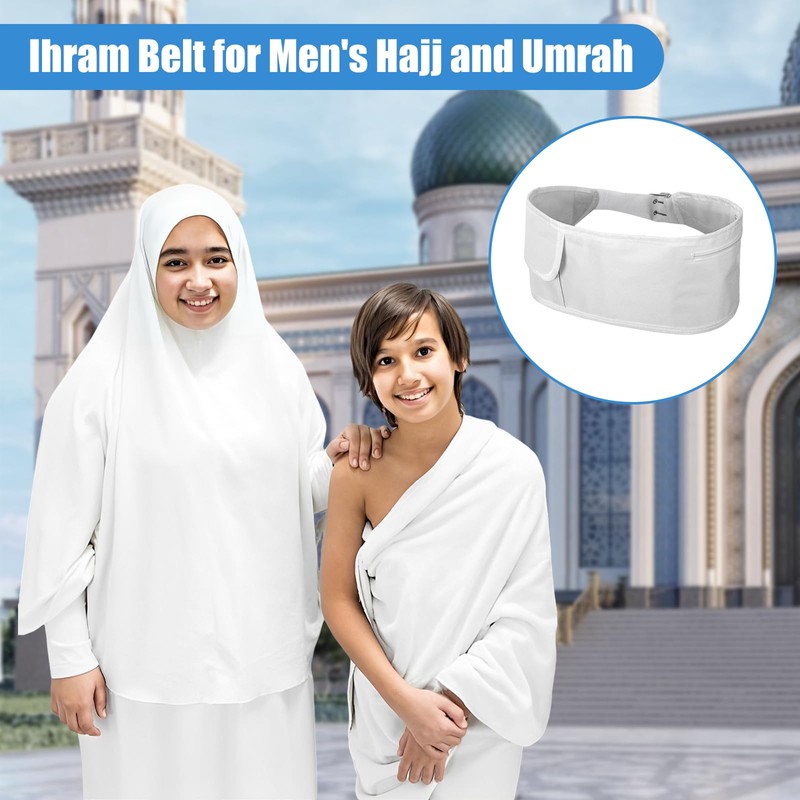 Ihram Belt for Men Hajj Umrah - Adjustable Ihram Money