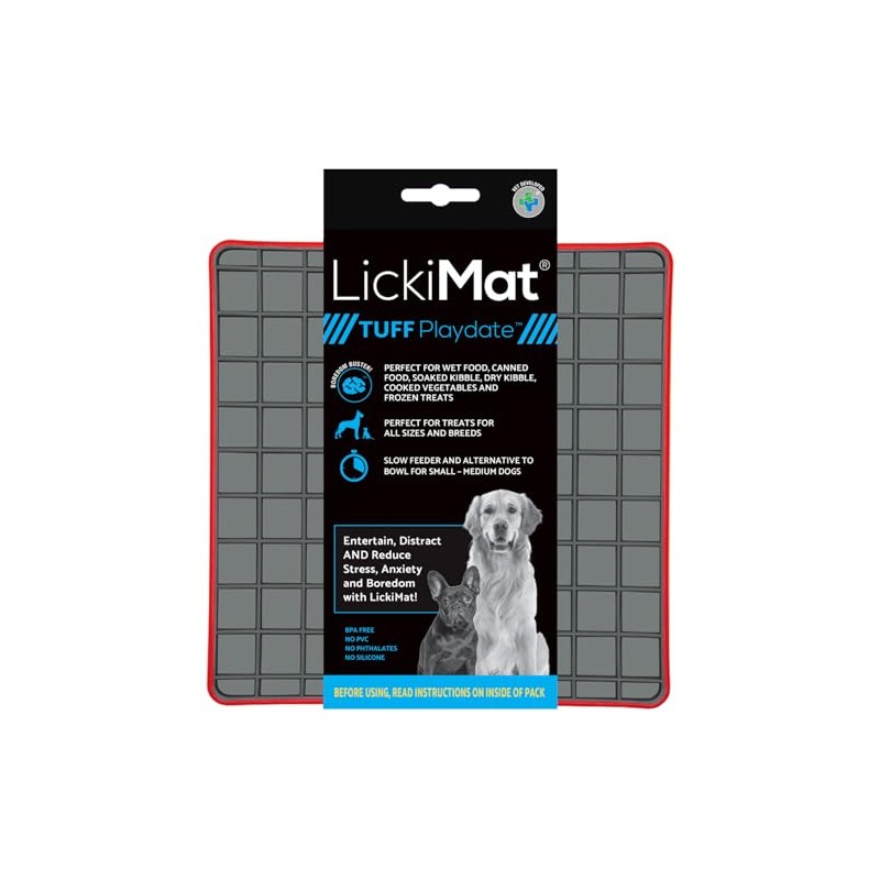 INDUSTRIPET Lickimat Playdate Tuff Rojo
