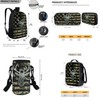 Rnyleeg Hunting Deer Camo Backpack for Boys 8-10 with Lunchbox