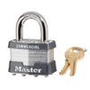 Master Lock Laminated Steel Padlock, 1KA 2396 Keyed Alike