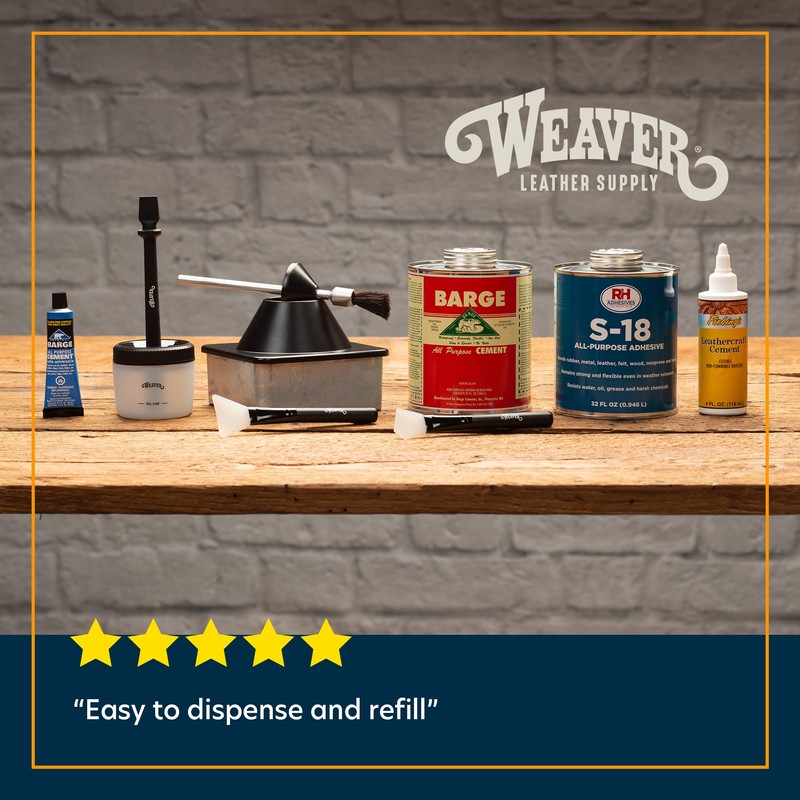 Weaver Leather Supply Leather Repair Glue Can with 11 mm