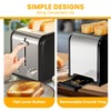 Simple Deluxe 2-Slice Toaster, 6 Browning Setting and 3 Function