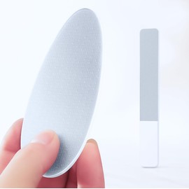 Nano Glass Foot File for Hard Skin Removal – Gentle Dry & Wet Use Foot Scraper Hard Skin Remover with Nail File – Reusable Feet Care Tool for Smooth Heels and Callus Removal