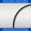 Replacement immersion pipe seal, 2 pieces, compatible with Viega Tempoplex