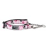 RC Pets 1" Martingale Training Collar, Medium, Pitter Patter Pink