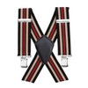 Aulola® Mens X Shape Braces Adjustable and Elastic Suspenders with