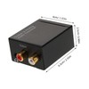 CAXUSD Digital to Analog Audio Converter Compact Adapter Jack Optical