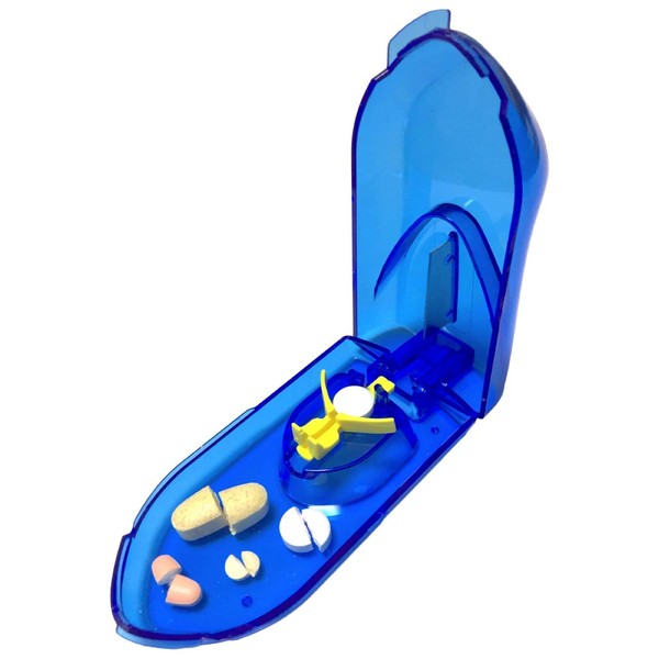 Wumio Pill Cutter with Instructions for Easy Cutting and Securing