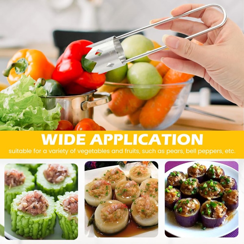 Removal Tool for Fruit Core, Home Fruit Corer Set, With