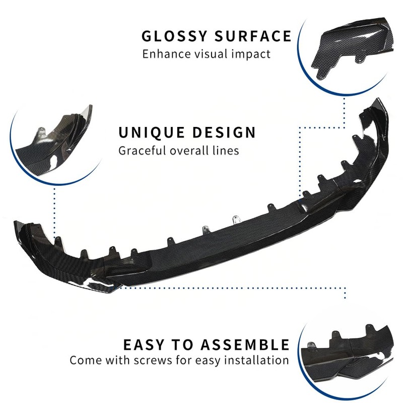 XPHAZZ Front Lip Compatible with 2-Series 2022-2025 G42 Coupe M-Sport