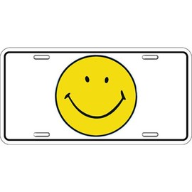 Signs 4 Fun Slpse Smiley Face, License Plate