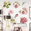 Rose Bud, Wall Sticker, Chrysanthemum, Hydrangea, Wallpaper, Living Room, Bedroom,