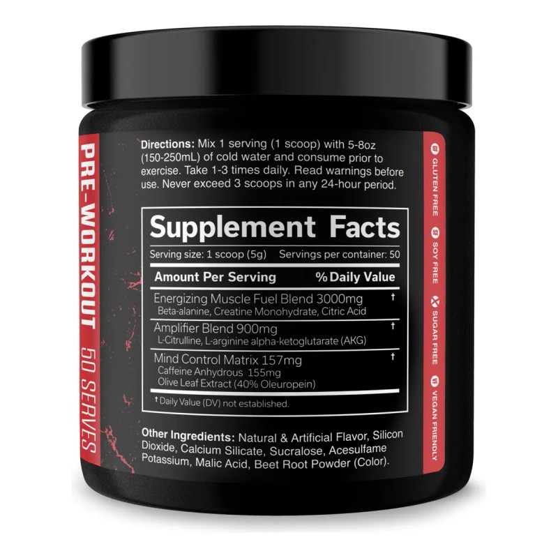 Pre Entreno Jnx Sports The Curse 50 Servicios Sabor Watermelon