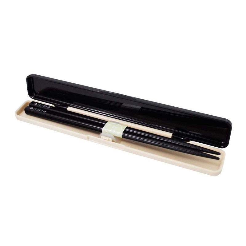 Skater ABC3 Nekotto Chopsticks & Chopsticks Case Set, 7.1 inches
