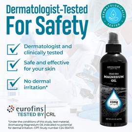 Aromasong Magnesium Spray Lavender - Extra Strength 2 Pack of (23mg in Each Spritz) 8 Oz, Natural and Pure Magnesium Oil Spray - Made in The USA - for Leg Discomfort and Promotes a Calm Sleep