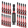 Geinxurn 20-Piece Bits Set #2 Phillips 25 mm PH2 Non-Slip