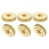sourcing map Knurled Thumb Nuts, 6Pcs M5 x D16mm x