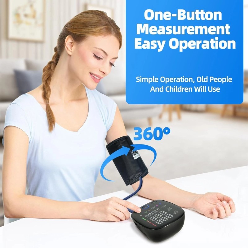 Unbranded Automatic Upper Arm Blood Pressure Monitor for Home Use