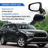 Black Left Driver Side Mirror Replacement For 2020 2021 2022