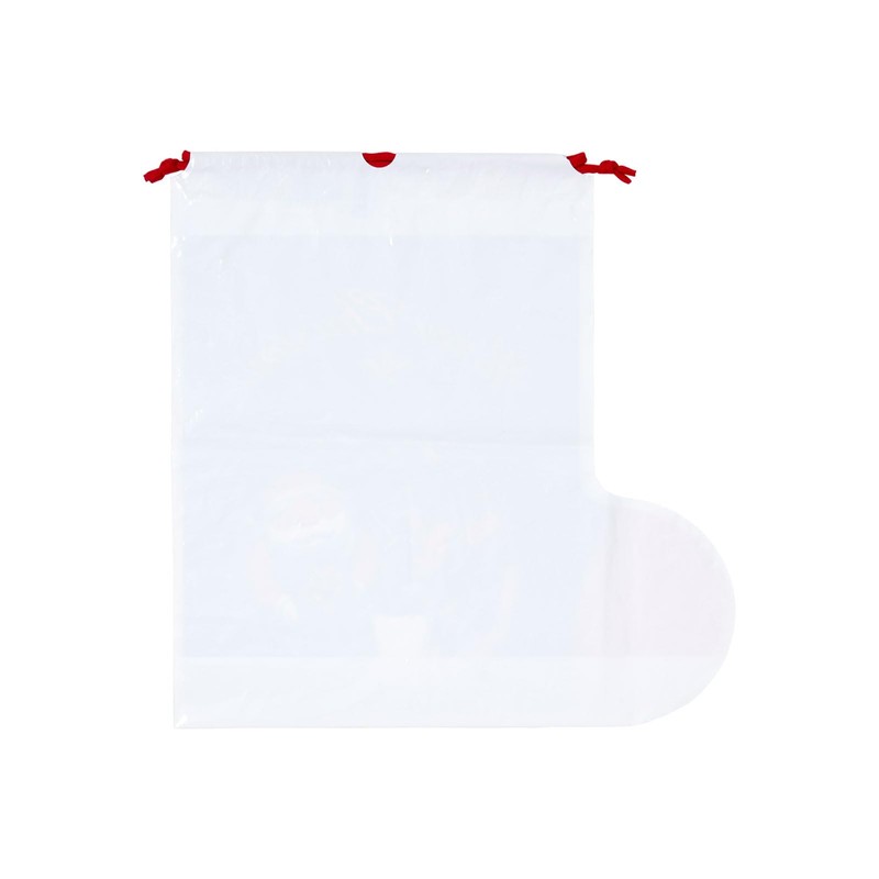 Sanrio 659622 Christmas Wrapping Bag, Santa Sock Bag, Large, Stockings,