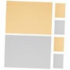 Hohopeti 6pcs Sublimation Blanks Coated Aluminum Sheets for Crafts Creative