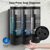 MEKOTRIN Soap Dispenser, Shampoo and Conditioner Dispenser, Shower Soap Dispenser