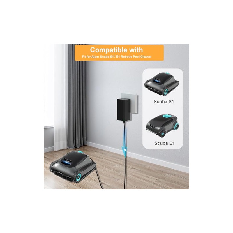 16.8V Charger for Aiper Scuba S1 Cordless Pool Cleaner