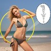 ClcIosis Pack of 5 Fake Belly Button Piercing, Silver Fake