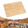 Harilla Perlenbrett aus Holz, Perlenablage zur Schmuckmessung, Brett zur Schmuckdesign-Matte