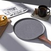 Flat Bottomed Pancake Pan Grey Aluminum Alloy Cooking Pan Non