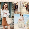Dakuly Canvas Travel Tote Bags For Women Waterproof Large Work