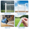 CKE 50 Pack 32" White Round Aluminum Balusters, White Aluminum