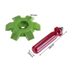 TOPINCN Car Automotive Air Conditioner Radiator Condenser Fin Comb AC Straightener Rake Air Conditioning Tool 1Pc