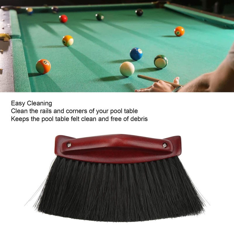Billiard Table Brush, Ergonomic Handle, Billiards Accessories Pool Table Cleaning