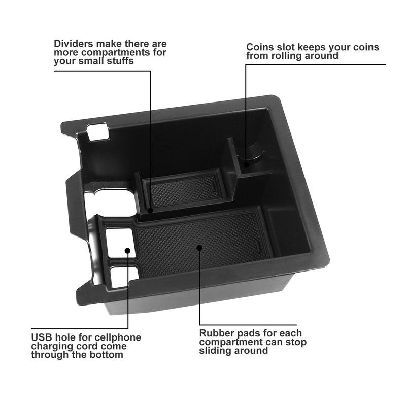 Hugeek Center Console Organizer Tray Compatible with Mazda 2017-2025 CX-5