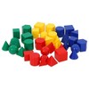 Vinco Vinco87269 40 Pieces Handy Geometric Solid, Multi-Color