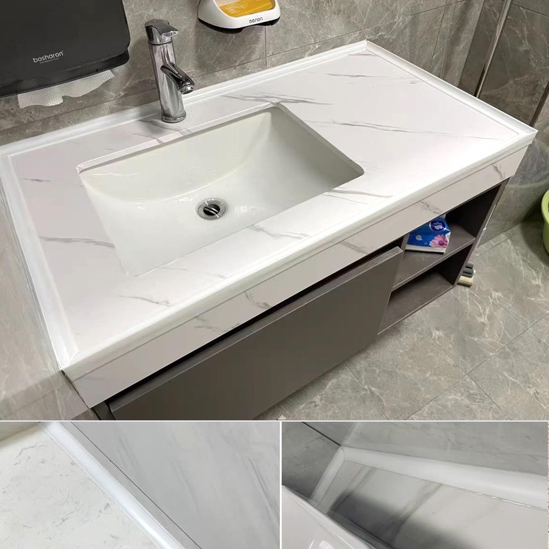 Shower Threshold Water Dam, Barrier Strip, Silicone Water-Blocking Self-Adhesive Sealant