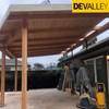 Roof Riser Brackets kit for Pation Pergola,Adjustable Angle Woodwork Post