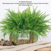 12pcs Artificial Plants Greenery Simulation Plants Fern Wort Fake Grass