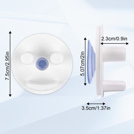 RUNEAY Schwammhalter Küche Saugnapf 3 Stück, Schwammhalter Spülbecken Ohne Bohren Plastik Spülschwammhalter Schwammhalter Saugnapf für Küchen Spülbecken Organizer(Keine Schwämme Enthalten)