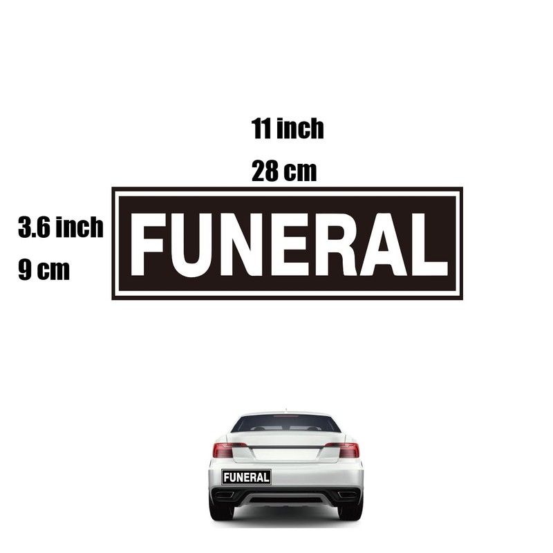 Funeral Car Magnets - Magnets for Funeral Procession | Funeral