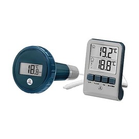 FIAP DigiSwim ACTIVE - Thermometer - Funkthermometer - Schwimmthermometer -digital - Wassertemperatur - Lufttemperatur - Bequemes Ablesen der Wassertemperatur - Pool - Gartenteich - Schwimmteich