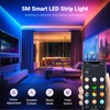 EXTRASTAR LED Strip Light 5M 300 LEDs, Cuttable Multiple RGB