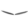 2 Pcs Headlight Eyebrow Front Left Right Light Eyelid Trim