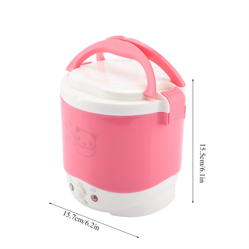 170W 1L Electric Portable Multifunctional Rice Cooker Food Steamer for